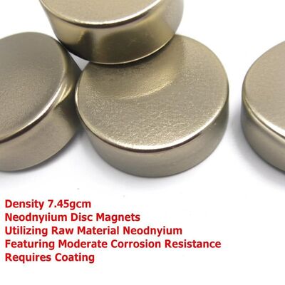 Good price Density 7.45gcm Neodymium Disc Magnets Utilizing Raw Material Neodymium Featuring Moderate Corrosion Resistance Requires Coating online