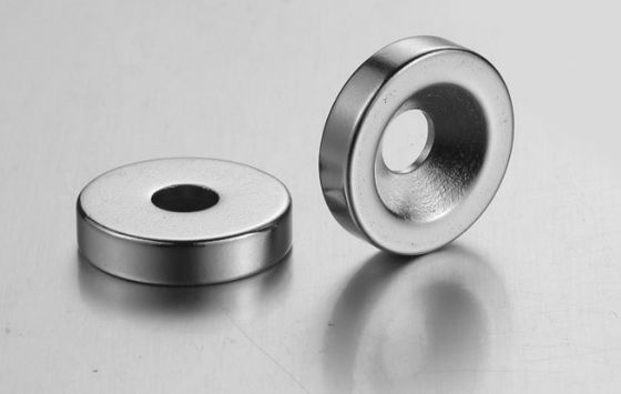 N52 Neodymium Disc Countersunk Hole Magnets For Linear Motor