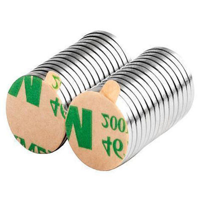 Neodymium Disc Magnets NdFeB Permanent with 3M Adhesive for Crafts Office and Industrial Use